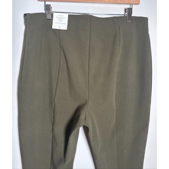 Talbots Portland Pants Green Women's Size 16 NWT - Picture 5 of 13